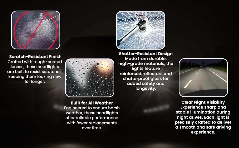 16 LED Fog Light for Universal For Bike and car ( PACK OF 2 ) - Autopartdeals16led-pvc