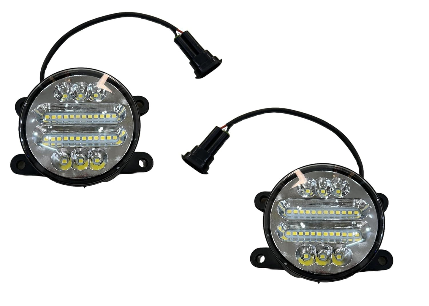 30 LED Fog Lamp Compatible For Maruti Suzuki Alto K10 Type - II Set of 2Pcs - AutopartdealsFog Lamp