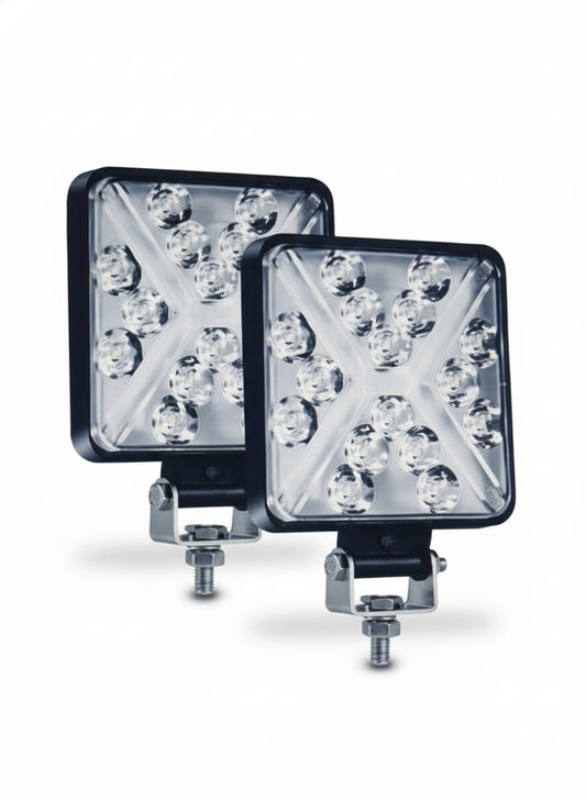 16 LED Fog Light for Universal For Bike and car ( PACK OF 2 ) - Autopartdeals16led-pvc