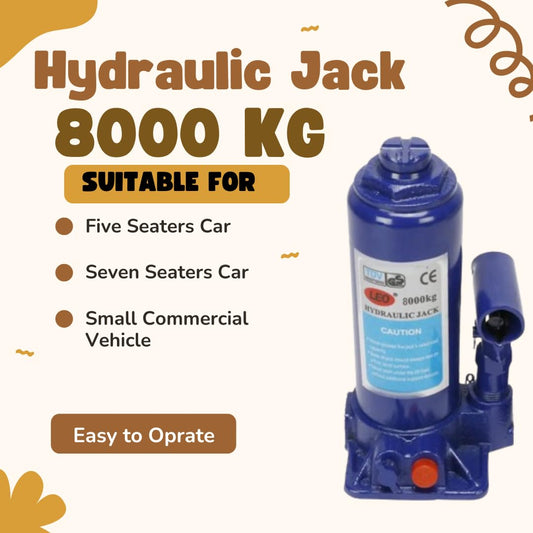8 Ton Hydraulic Bottle Jack Compatible For All Car - Autopartdeals8ton Jack