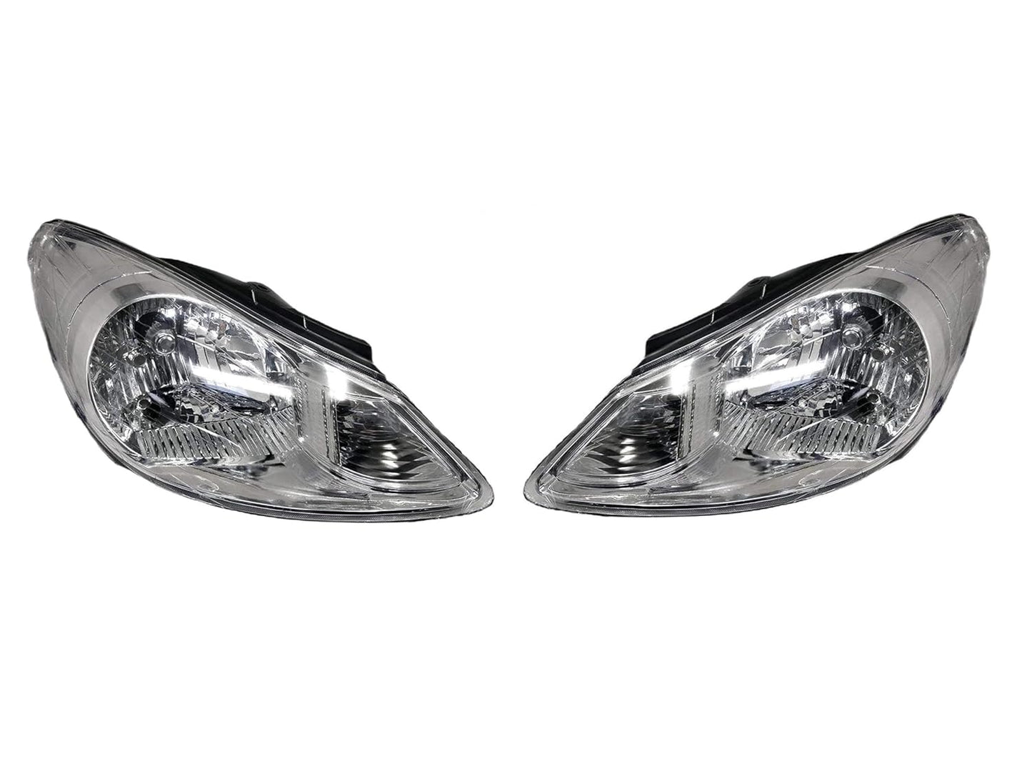 Headlight Compatible for Hyundai i10 Type - I Left Side/ Right Side/ Complete Set - AutopartdealsHL I10 T-1 Set