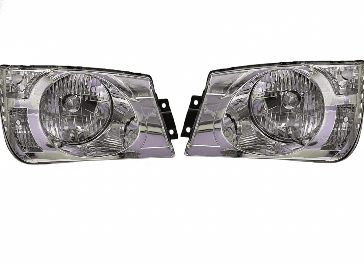 Headlight Compatible for Mahindra Bolero Type - II Left Side/ Right Side/ Complete Set - AutopartdealsHL Bol T-2 Set