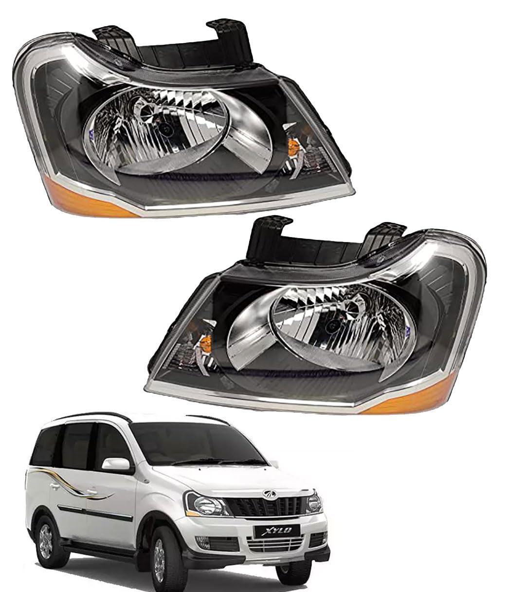 Headlight Compatible for Mahindra Xylo Type - II Left Side/ Right Side/ Complete Set - AutopartdealsHL Xylo t-2 Set