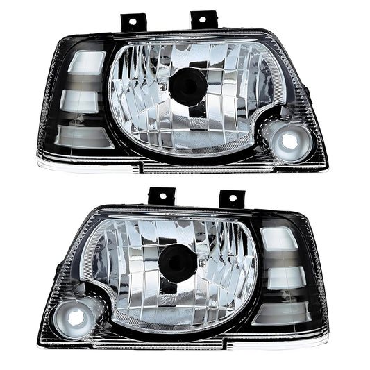Headlight Compatible for Maruti Suzuki 800 Type - III Left Side/ Right Side/ Complete Set - AutopartdealsHL Car T-3 LS