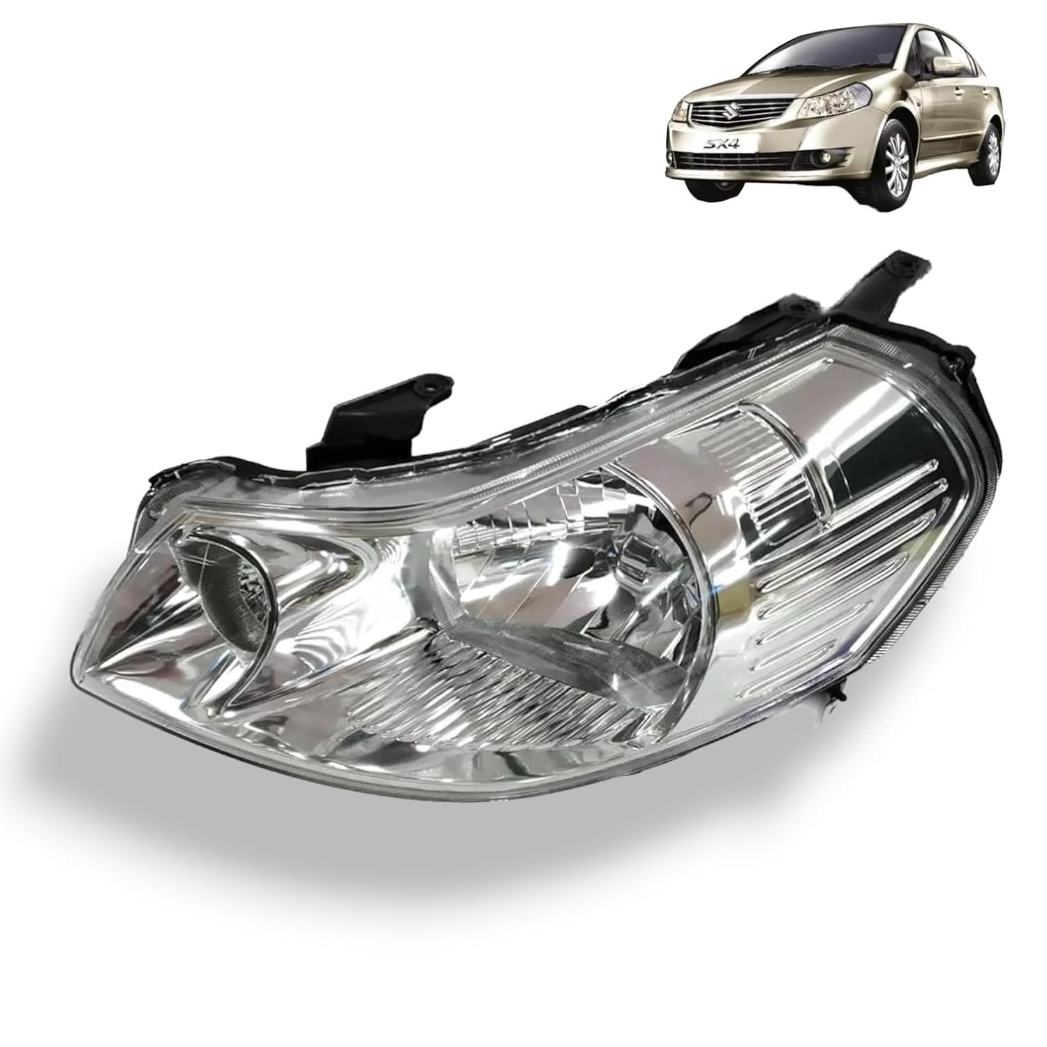 Headlight Compatible for Maruti Suzuki SX4 Left Side/ Right Side/ Complete Set - AutopartdealsHL SX4 LS