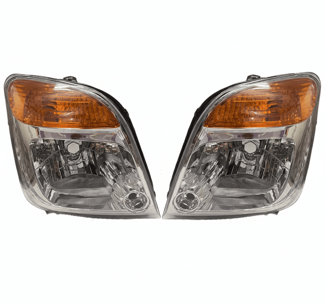 Headlight Compatible for Maruti Suzuki Wagon R Type - III Left Side/ Right Side/Complete Set - AutopartdealsHL Wagonr t-3 Set