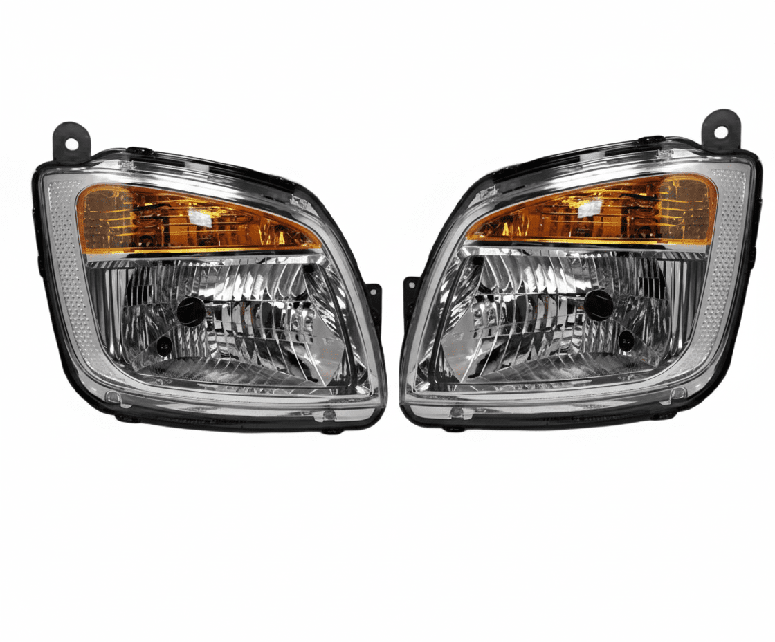 Headlight Compatible for Tata Ace Left Side/ Right Side/ Complete Set - AutopartdealsHL Ace Set