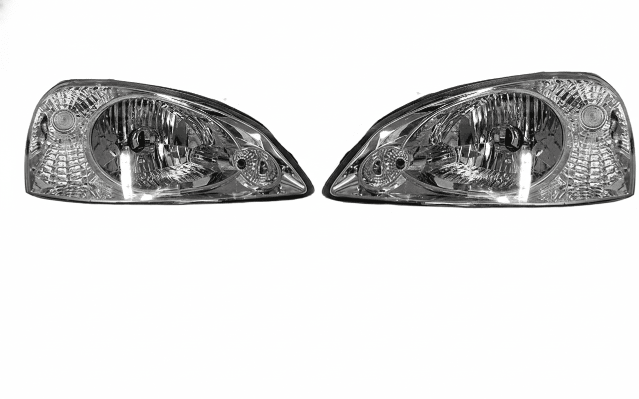 Headlight Compatible for Tata Indica V3 Left Side/ Right Side/ Complete Set - AutopartdealsHL V3 Set