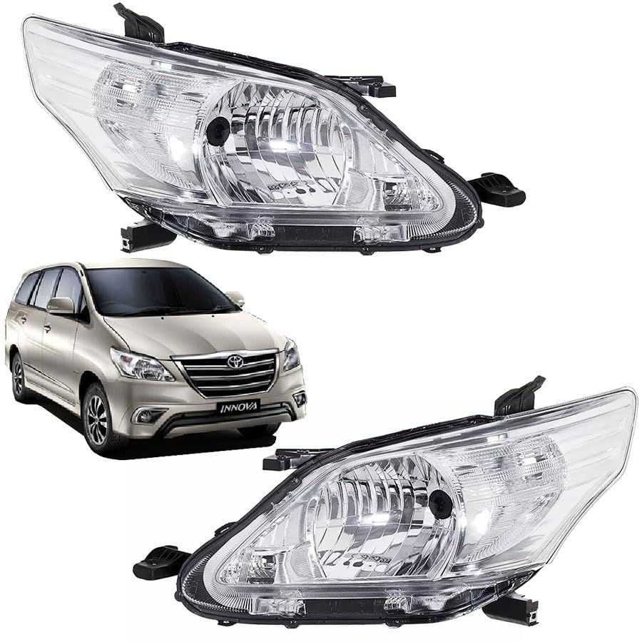 Headlight Compatible for Toyota Innova Type - III Left Side/ Right Side/ Complete Set - AutopartdealsHL Innova T-3 Set