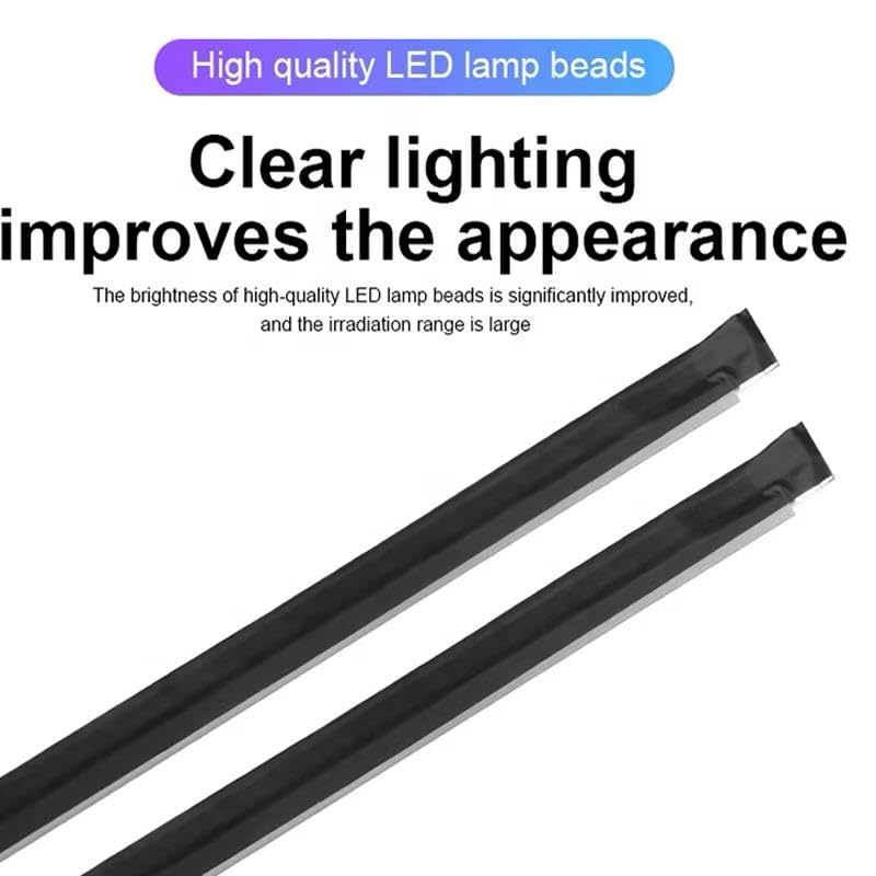 Multicolor Music Controlled Sound Activated Car Interior Decoration Ambient Lighting Dream Color Lights with Mobile App Control for All Cars (18 in 1) - AutopartdealsAmbient Light
