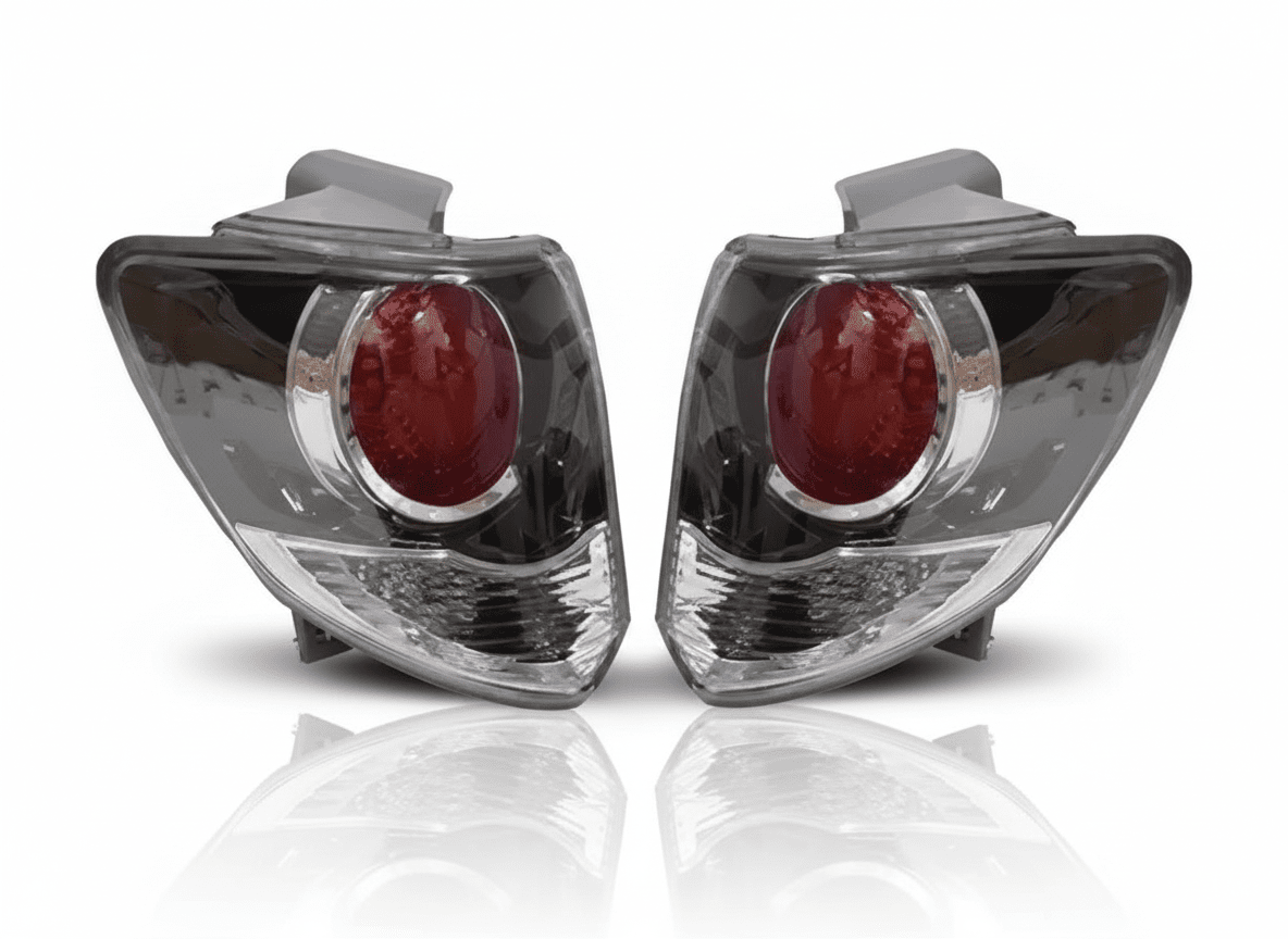 Tail light Compatible For Toyota Fortuner Type - II Black Left Side/ Right Side/ Complete Set - AutopartdealsTL Fortuner T-2 Set Black