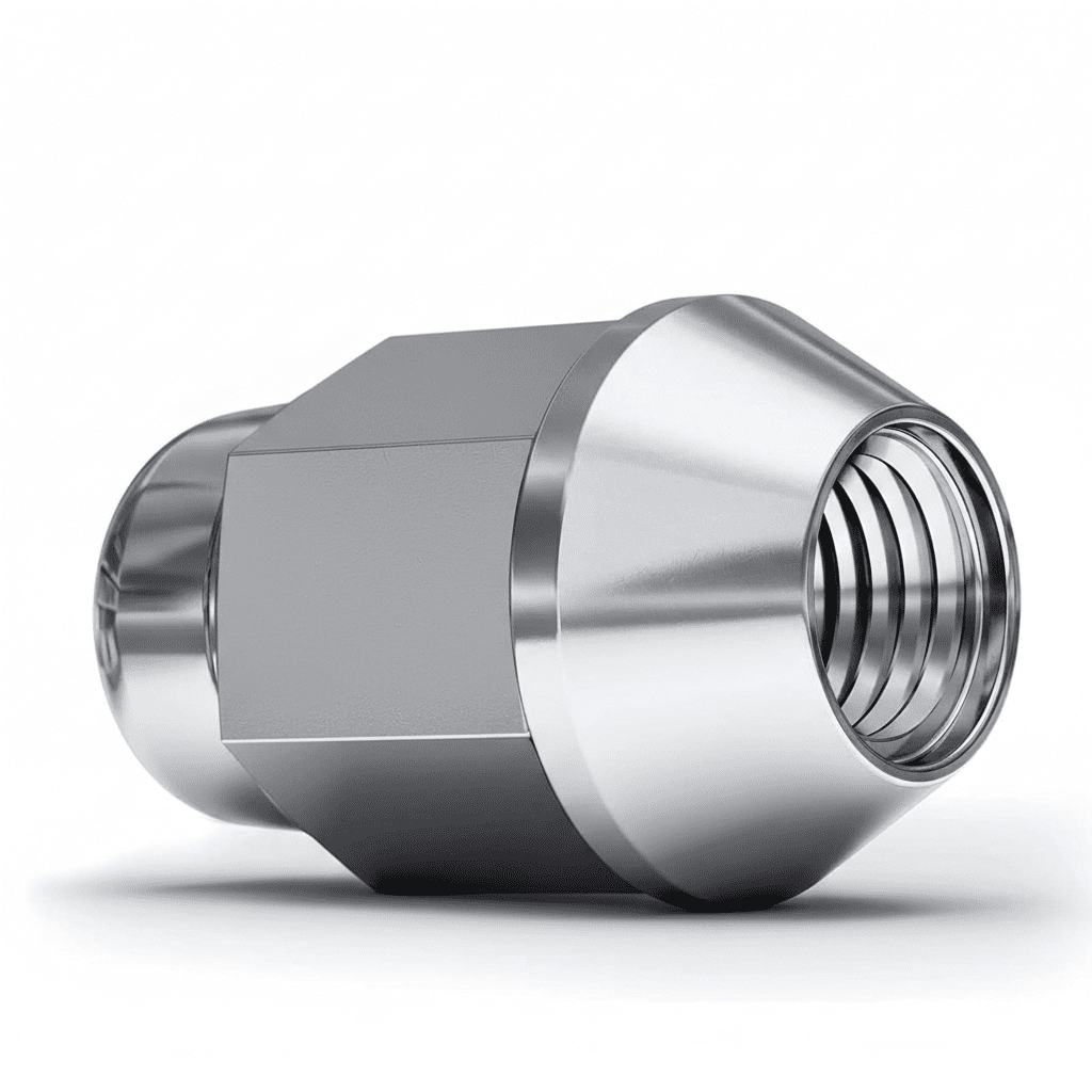 Wheel Nut Superior Chrome Finish Tensile Tested Compatible with Ford Ecosport, Fiesta, Figo and Endeavour - AutopartdealsWNFORD2PCECCO