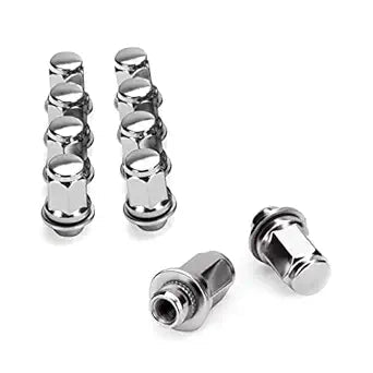 Wheel Nuts Chrome Plated Stainless Steel Anti - Rust Suitable For Corolla/Altis/Fortuner/Innova Crysta/Yaris/Crysta Mag Lug Nut (M12 x 1.5) - AutopartdealsWNTOYO2PC