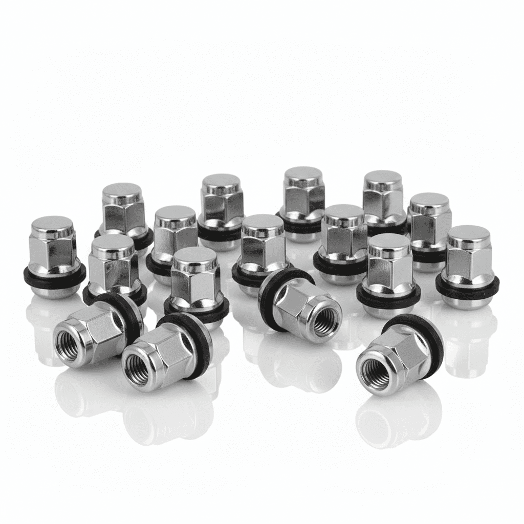 Wheel Nuts Chrome Plated Stainless Steel Anti - Rust Suitable For Honda City, Jazz, Mobilio & WRV - AutopartdealsHonda WN-16Pcs
