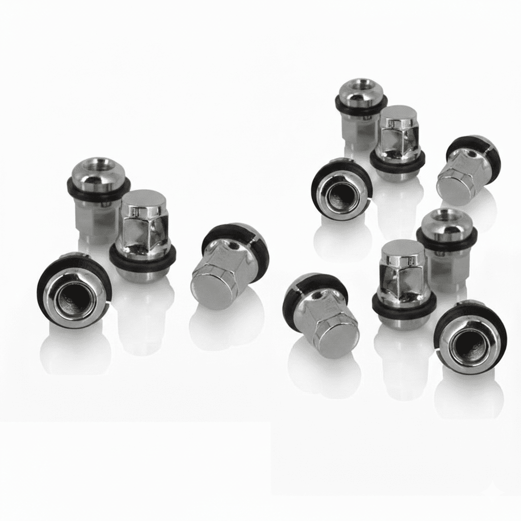 Wheel Nuts Chrome Plated Stainless Steel Anti - Rust Suitable For Honda City, Jazz, Mobilio & WRV - AutopartdealsHonda WN-12Pcs