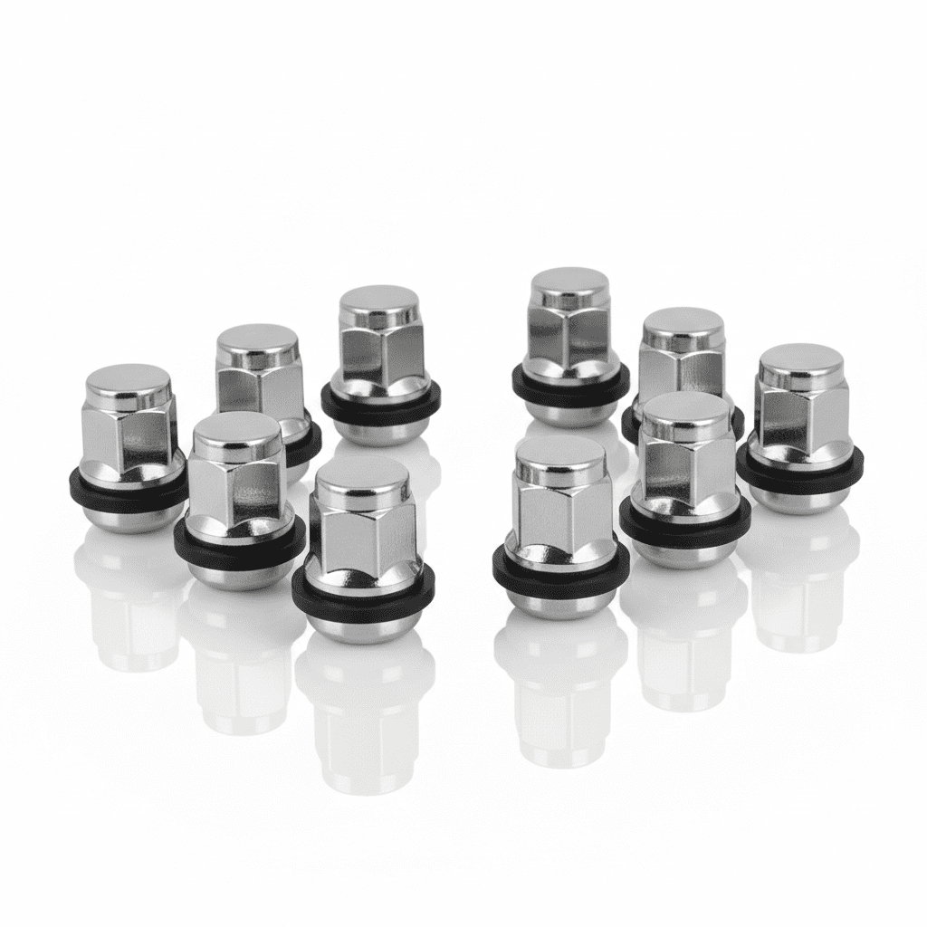 Wheel Nuts Chrome Plated Stainless Steel Anti - Rust Suitable For Honda City, Jazz, Mobilio & WRV - AutopartdealsHonda WN-8Pcs