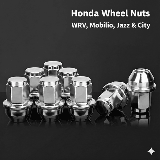 Wheel Nuts Chrome Plated Stainless Steel Anti - Rust Suitable For Honda City, Jazz, Mobilio & WRV - AutopartdealsHonda WN 2Pcs