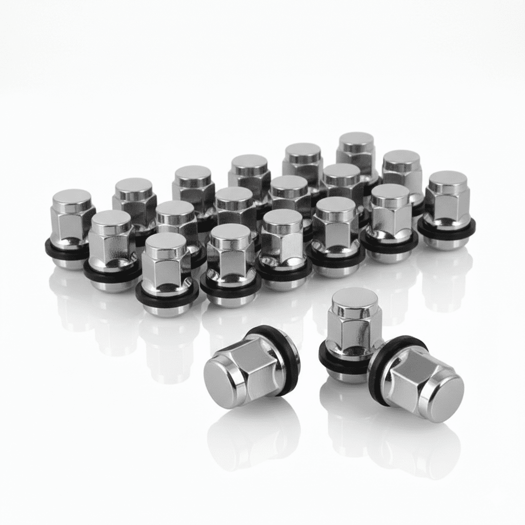 Wheel Nuts Chrome Plated Stainless Steel Anti - Rust Suitable For Honda Elevate & Civic - AutopartdealsHONDA WN-20Pcs
