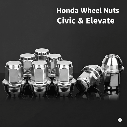 Wheel Nuts Chrome Plated Stainless Steel Anti - Rust Suitable For Honda Elevate & Civic - AutopartdealsHONDA WN-5Pcs