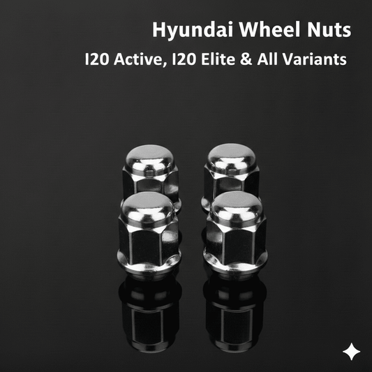 Wheel Nuts Chrome Plated Stainless Steel Anti - Rust Suitable For Hyundai All I20 - AutopartdealsI20 WN-2PCS