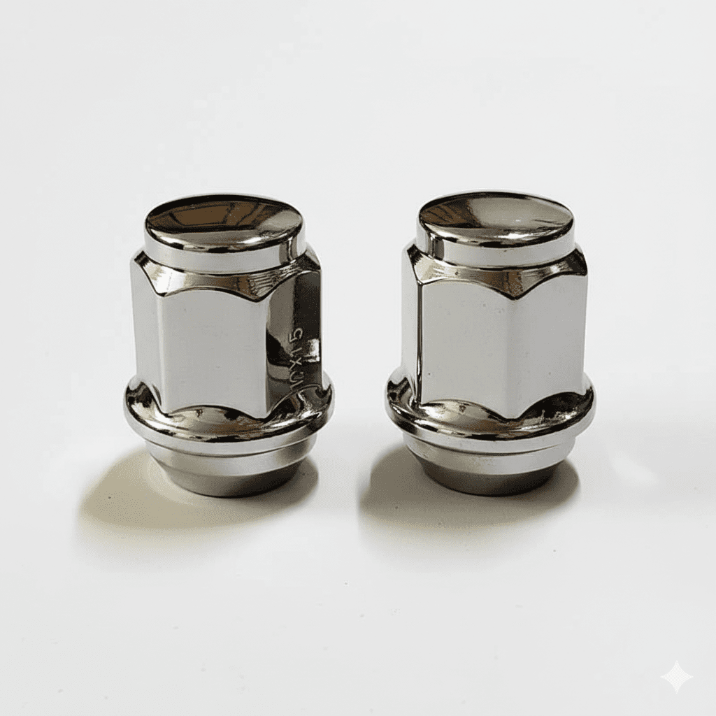 Wheel Nuts Chrome Plated Stainless Steel Anti - Rust Suitable For Hyundai All I20 - AutopartdealsI20 WN-2PCS
